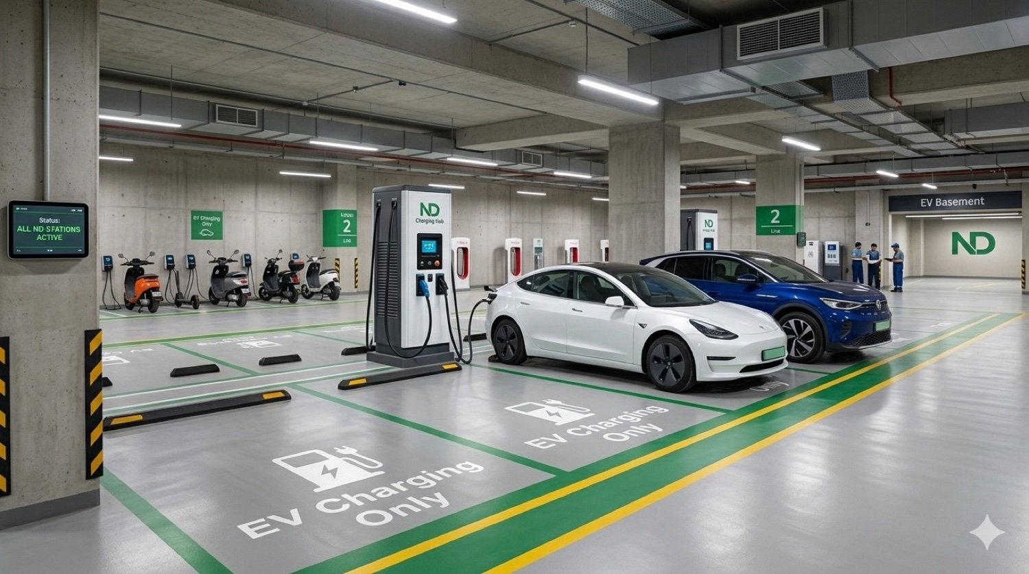 EV charging parking