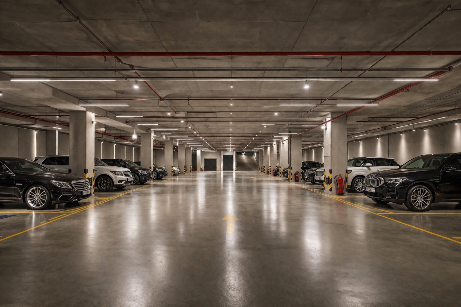Basement parking