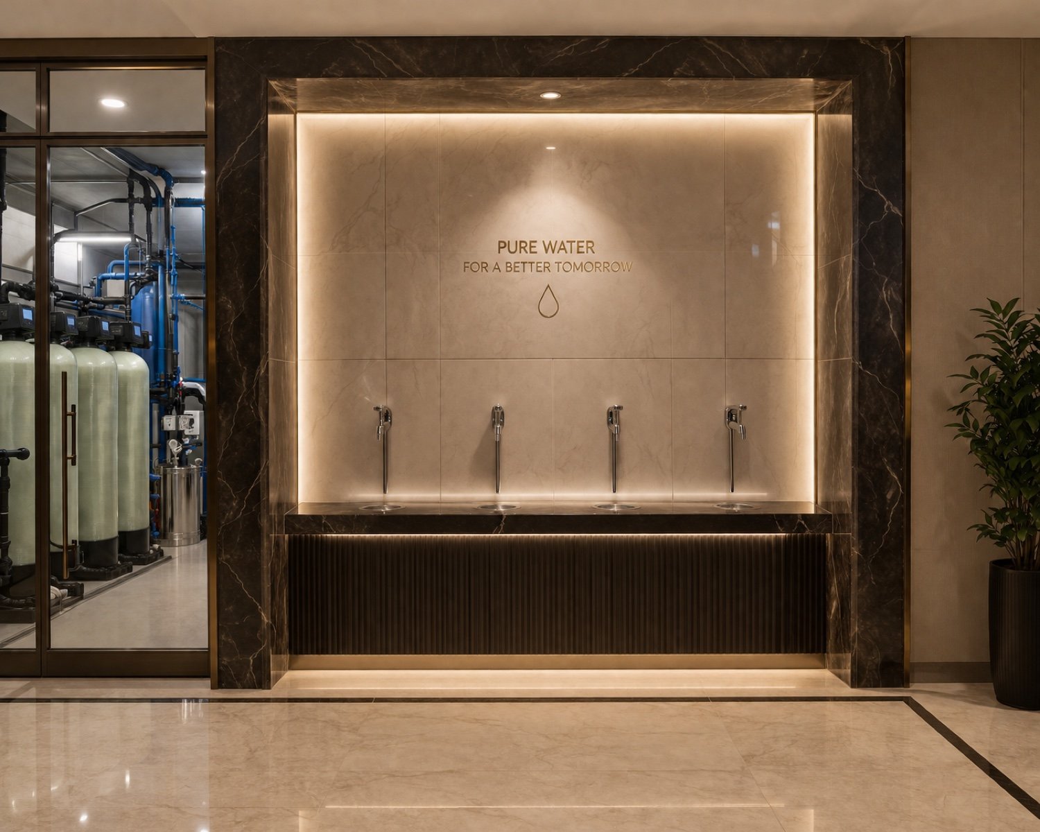 Water filtration plant